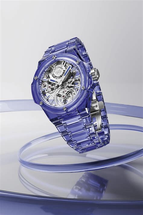 hublot blue sapphire replica|big bang integrated tourbillon.